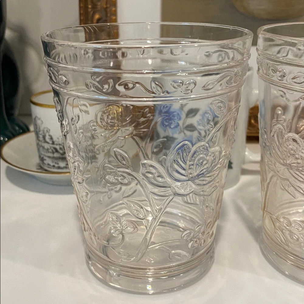 Set of 8 Opalhouse Floral Plastic Tumblers - Picture 2 of 5